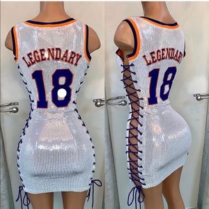 Legendary Shane Justin Sequin dress